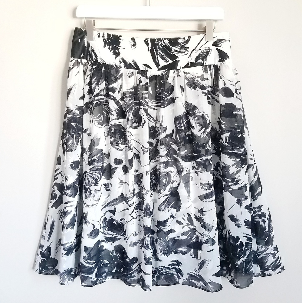 Josephine Chaus Floral Rose Skirt Size 8P